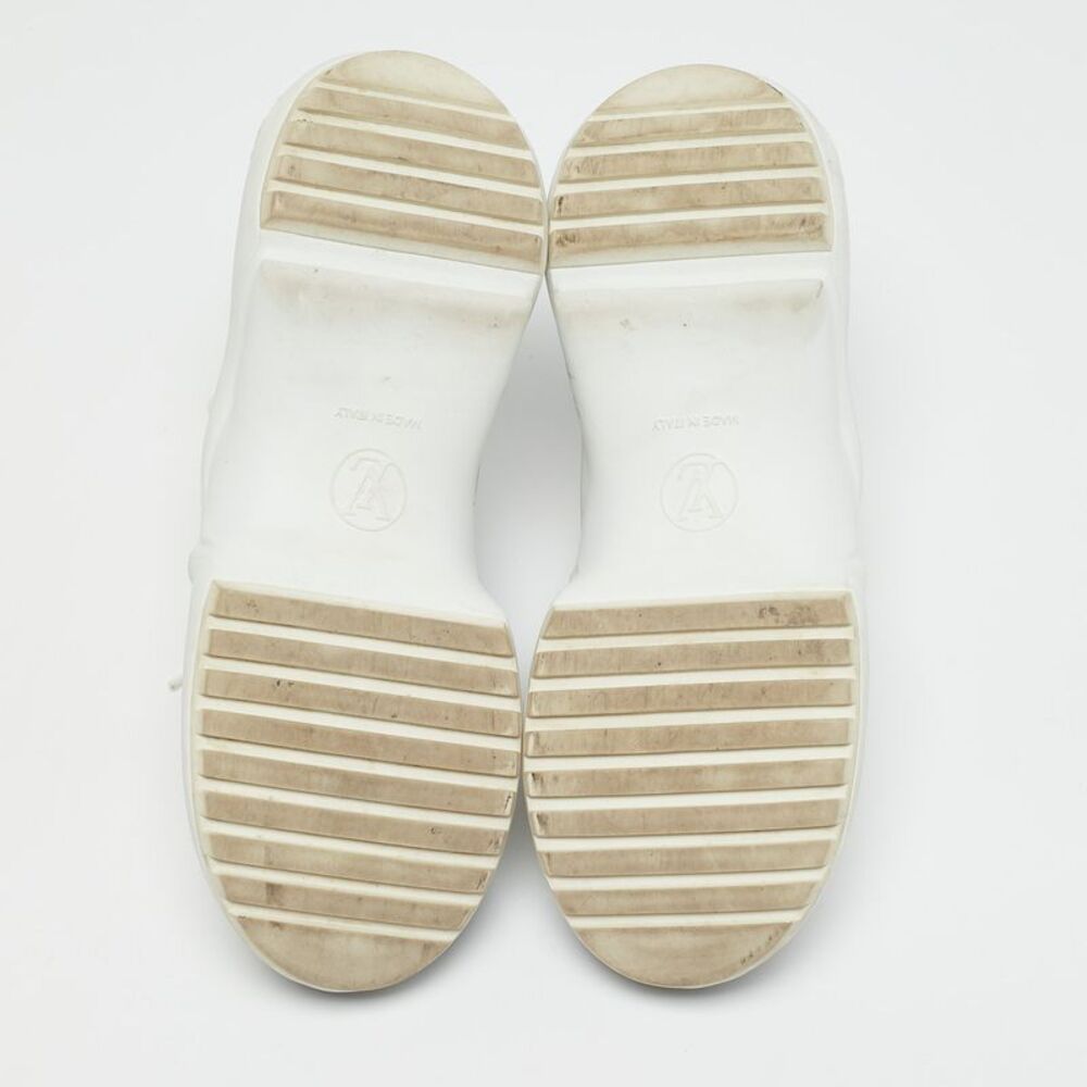 Louis Vuitton White Mesh Leather And Monogram Canvas Archlight Sneakers Size 37 - Picture 6 of 7